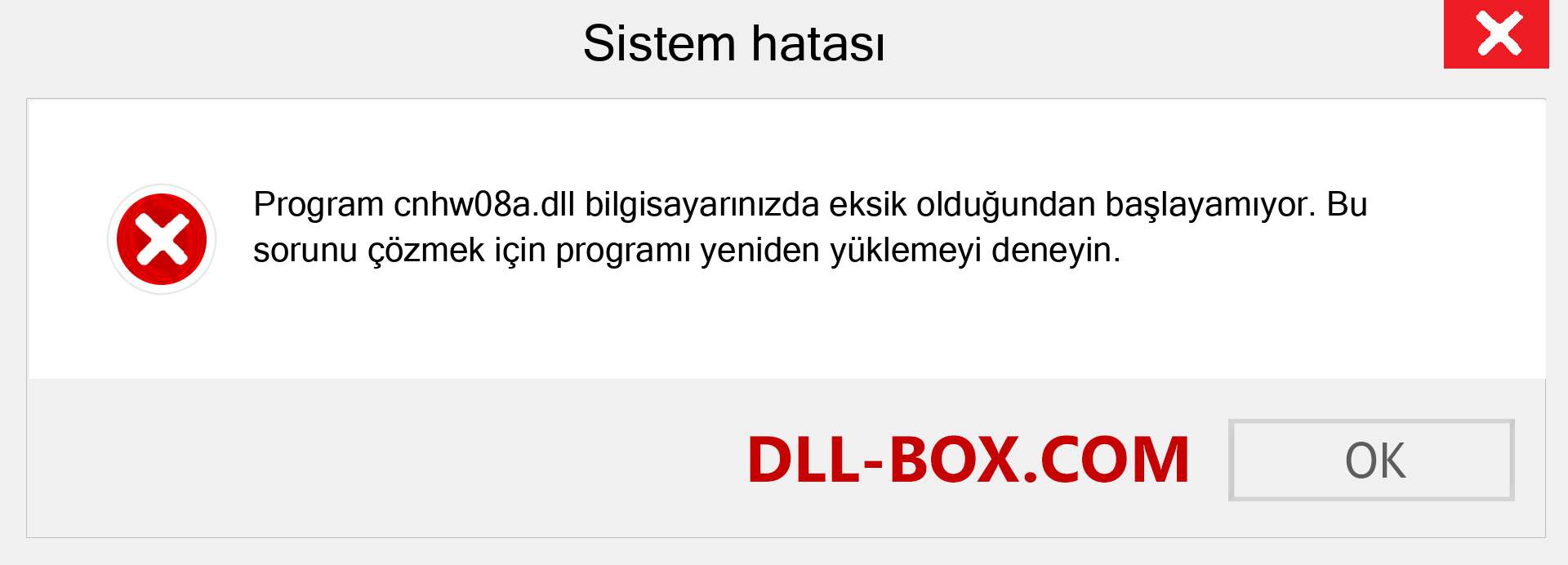 cnhw08a.dll dosyası eksik mi? Windows 7, 8, 10 için İndirin - Windows'ta cnhw08a dll Eksik Hatasını Düzeltin, fotoğraflar, resimler